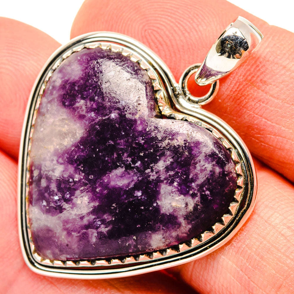 Lepidolite Pendants handcrafted by Anasilvercos - PD29960
