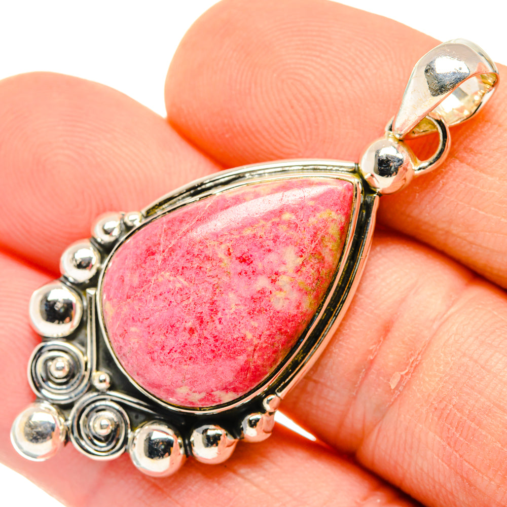 Thulite Pendants handcrafted by Anasilvercos - PD29966