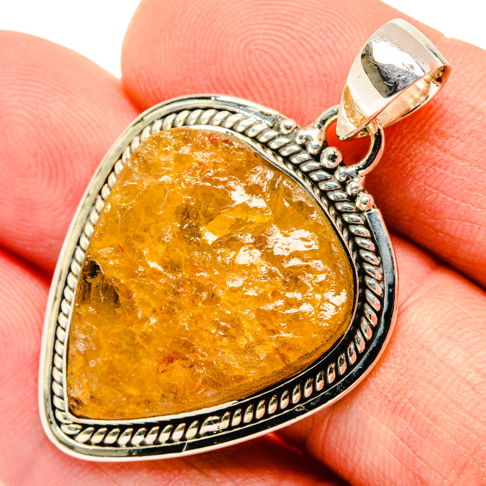 Citrine Pendants handcrafted by Anasilvercos - PD29967