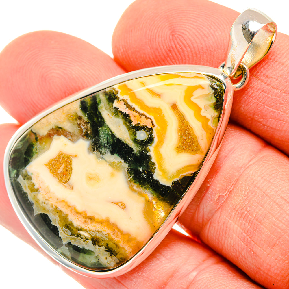 Ocean Jasper Pendants handcrafted by Anasilvercos - PD29980