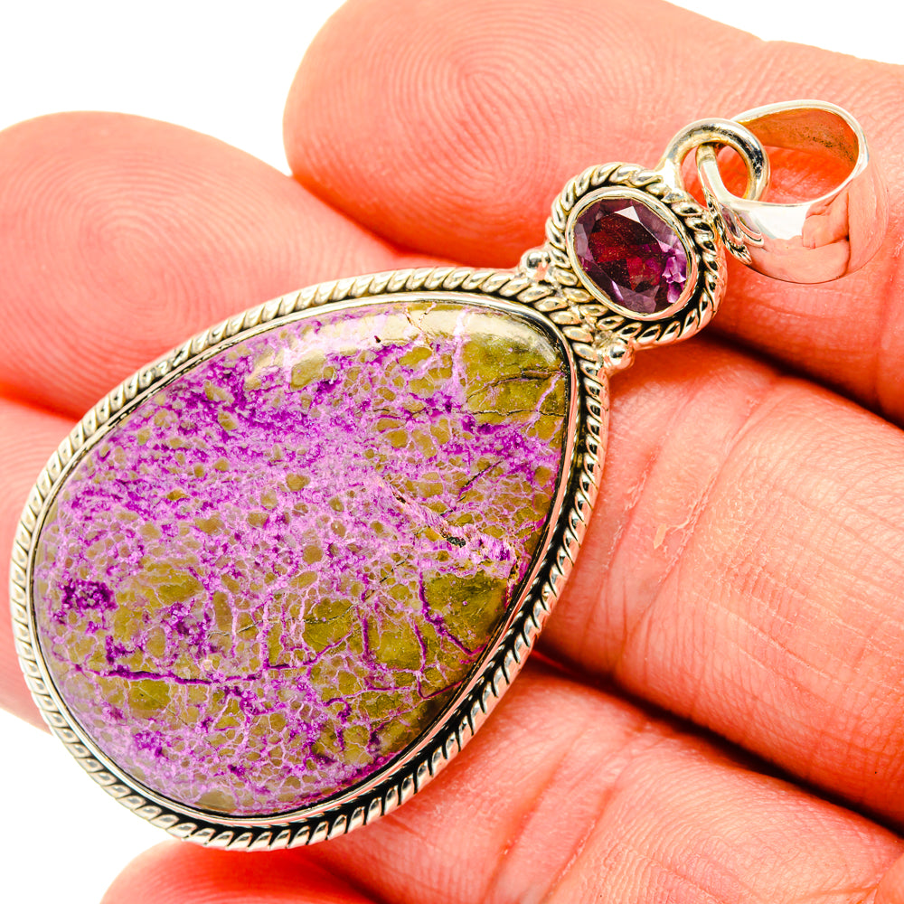 Stichtite Pendants handcrafted by Anasilvercos - PD29989