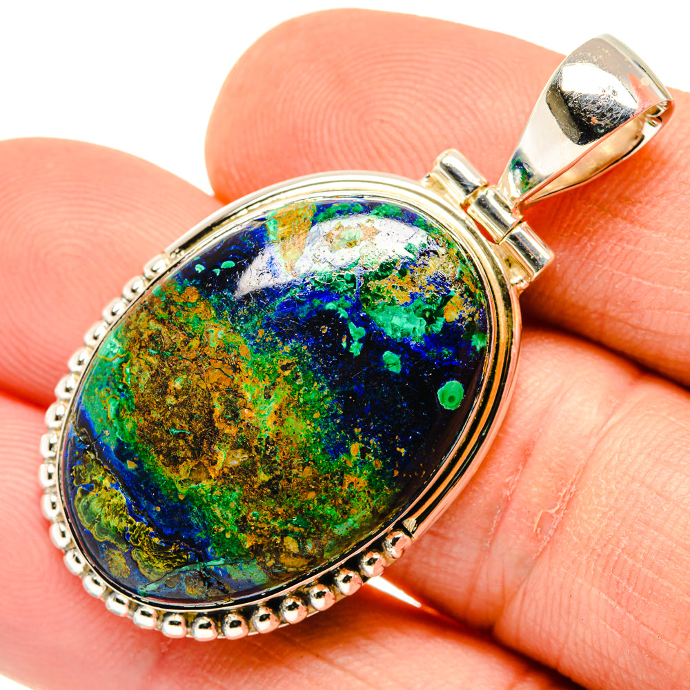 Azurite Pendants handcrafted by Anasilvercos - PD29997