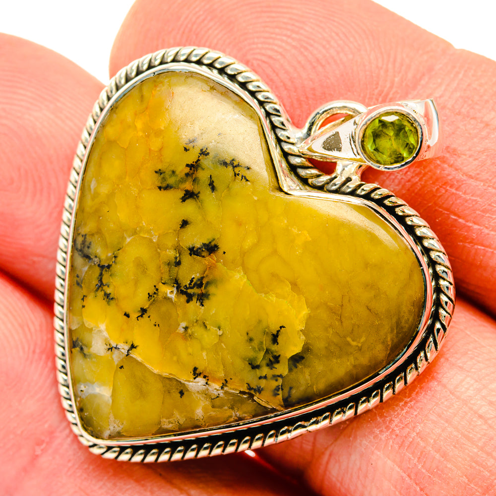 Dendritic Agate Pendants handcrafted by Anasilvercos - PD30008