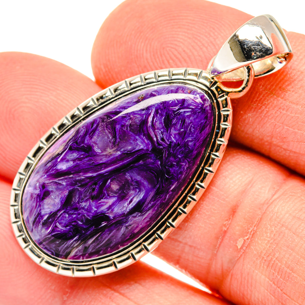 Charoite Pendants handcrafted by Anasilvercos - PD30024