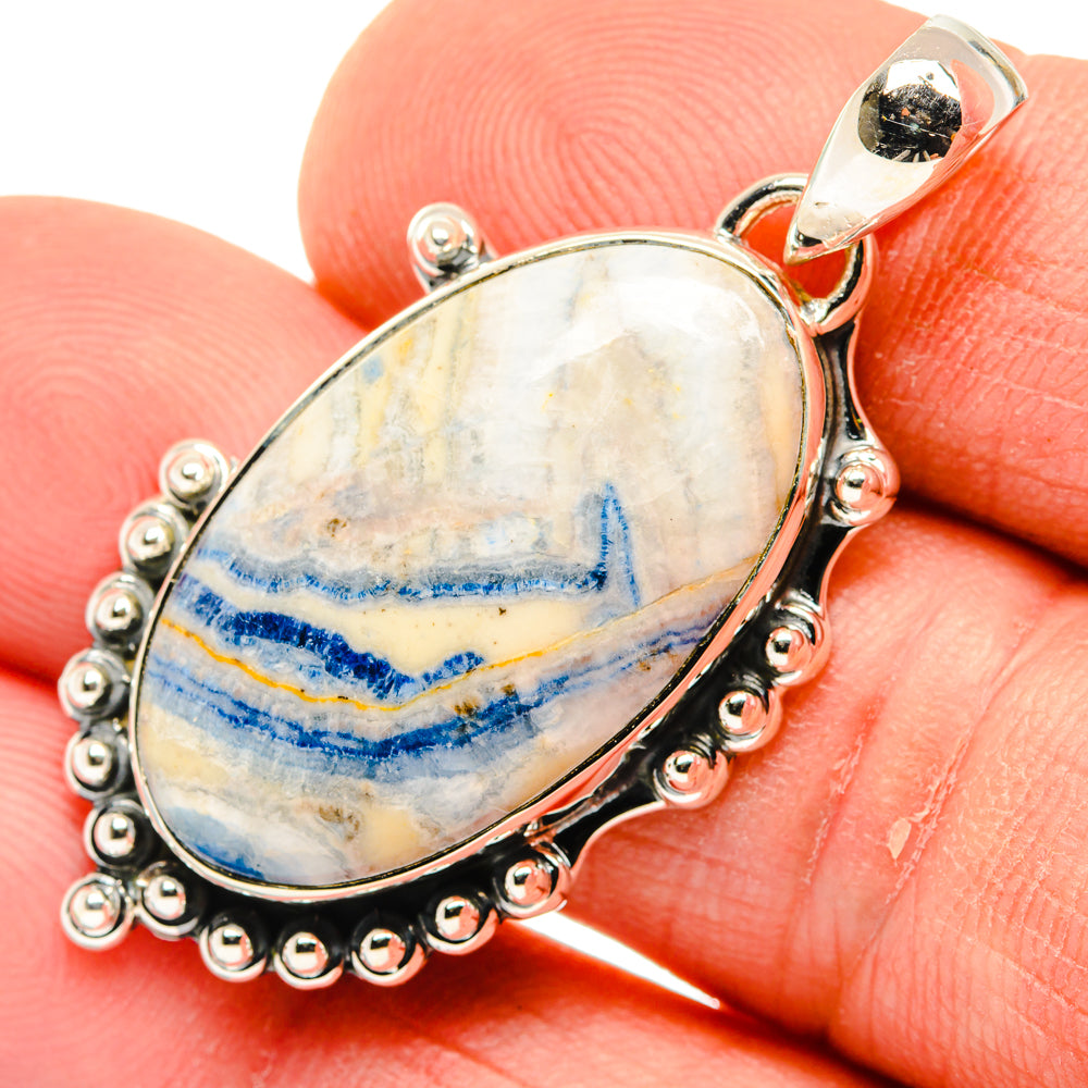 Sodalite Pendants handcrafted by Anasilvercos - PD30029