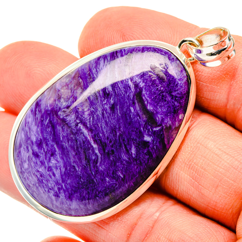 Charoite Pendants handcrafted by Anasilvercos - PD30050