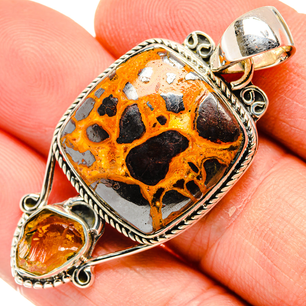 Bauxite Pendants handcrafted by Anasilvercos - PD30061