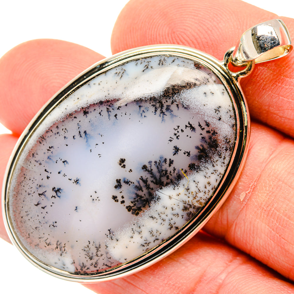 Dendritic Opal Pendants handcrafted by Anasilvercos - PD30072