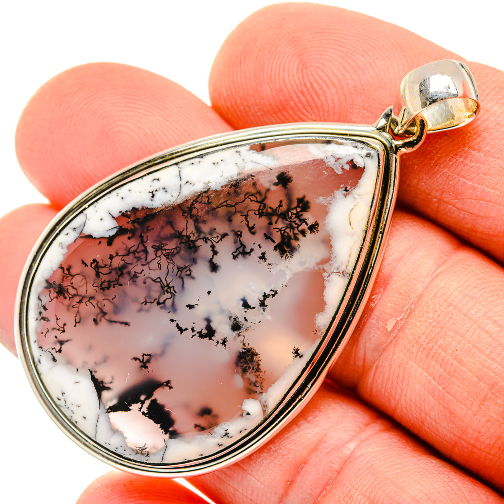 Dendritic Opal Pendants handcrafted by Anasilvercos - PD30073
