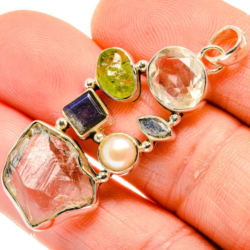 Green Amethyst Pendants handcrafted by Anasilvercos - PD30086