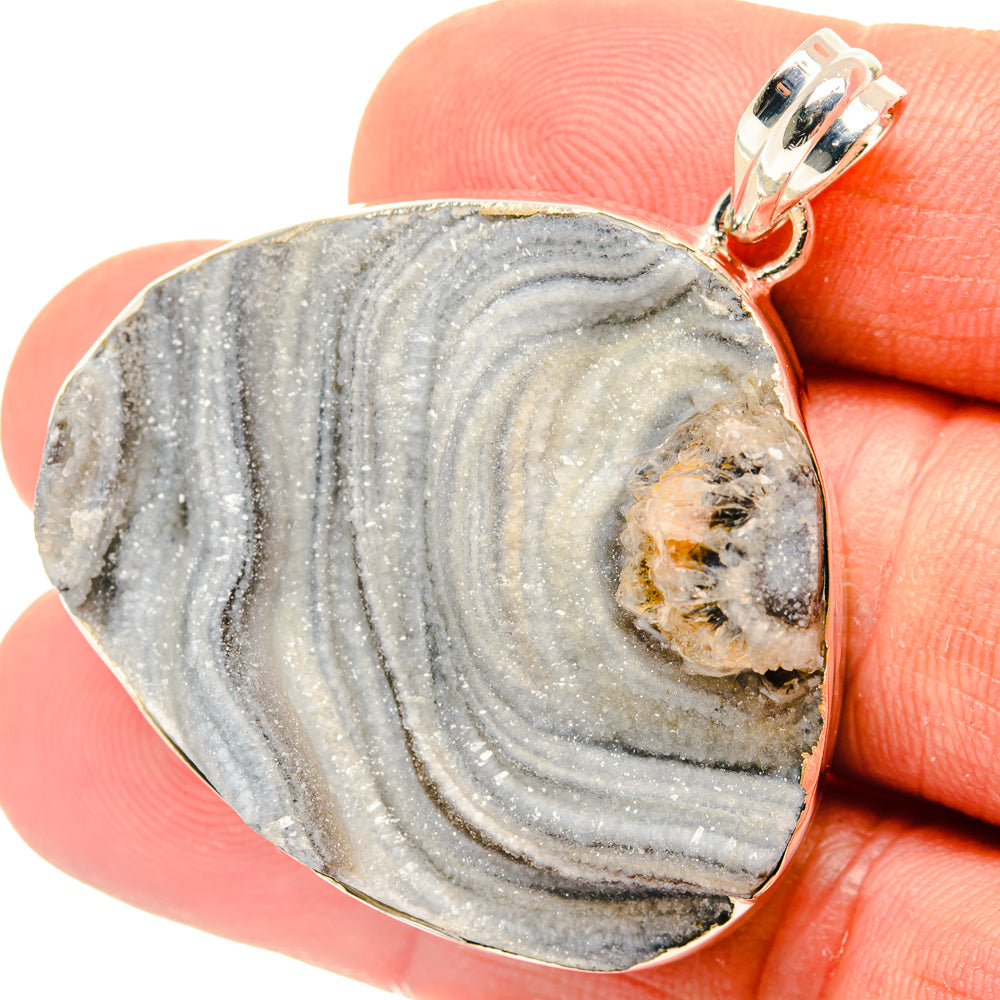 Desert Druzy Pendants handcrafted by Anasilvercos - PD30096