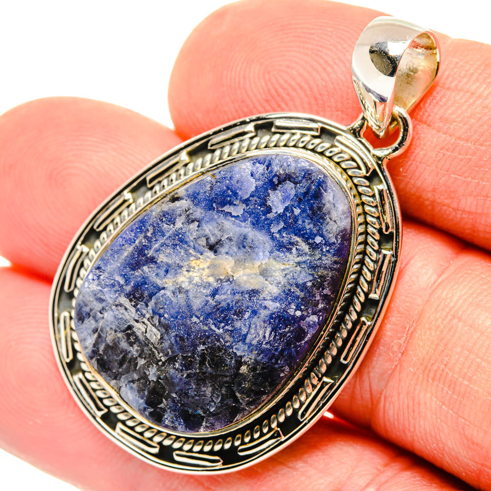 Sodalite Pendants handcrafted by Anasilvercos - PD30123