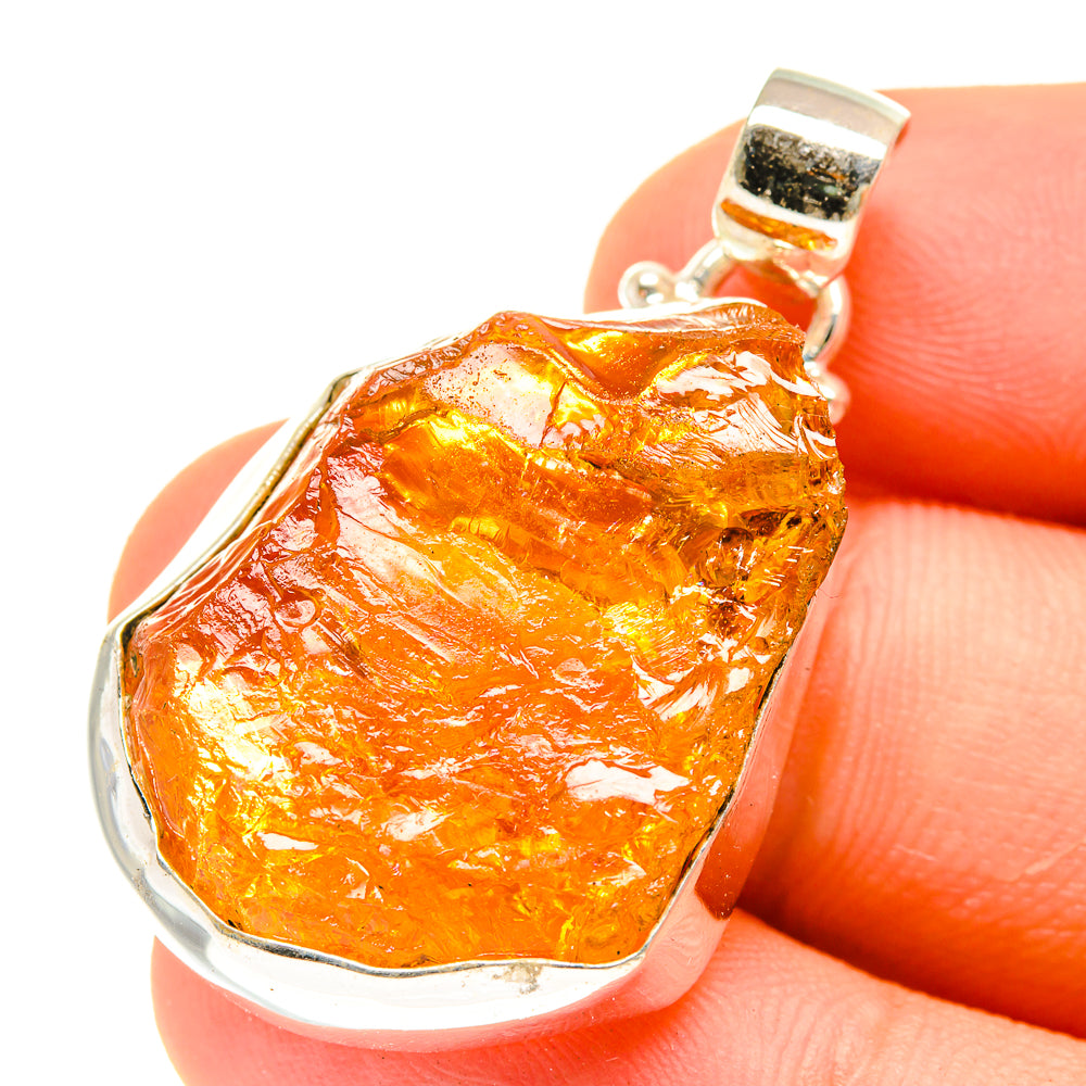 Citrine Pendants handcrafted by Anasilvercos - PD3013