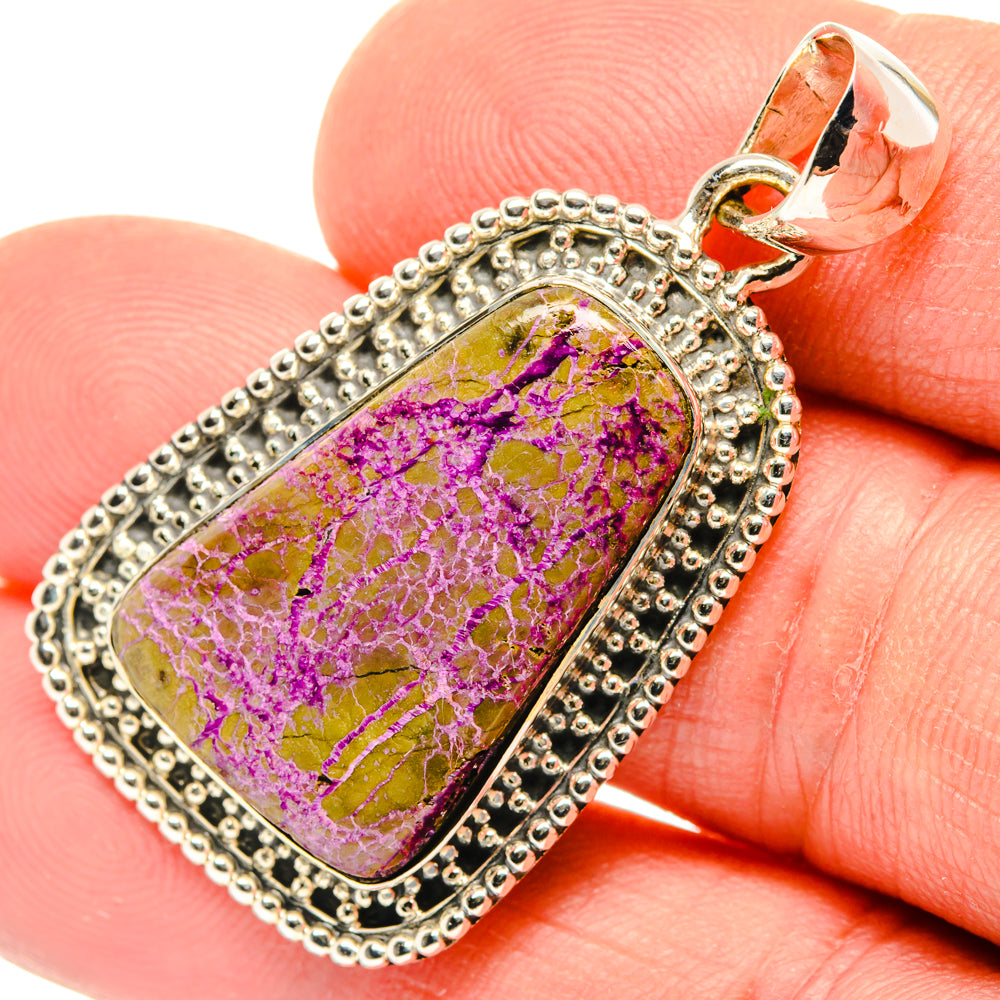 Stichtite Pendants handcrafted by Anasilvercos - PD30132