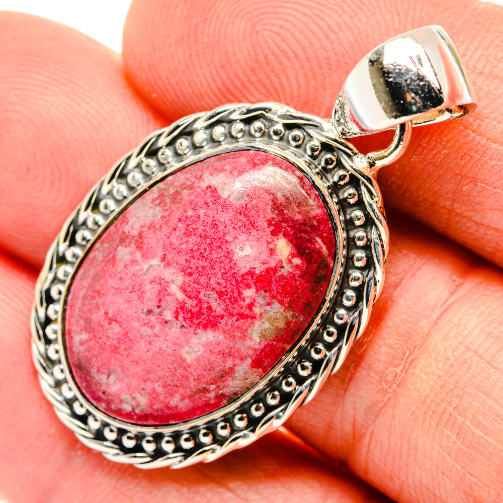 Thulite Pendants handcrafted by Anasilvercos - PD30159
