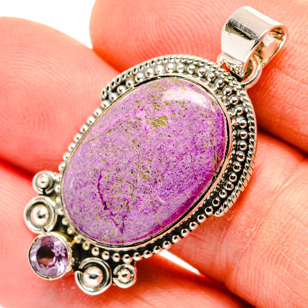 Stichtite Pendants handcrafted by Anasilvercos - PD30165
