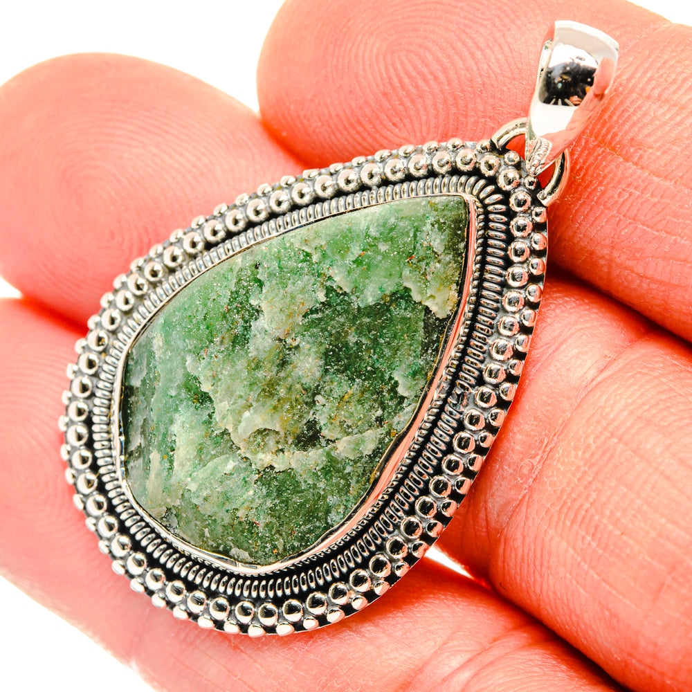 Chrysoprase Pendants handcrafted by Anasilvercos - PD30175