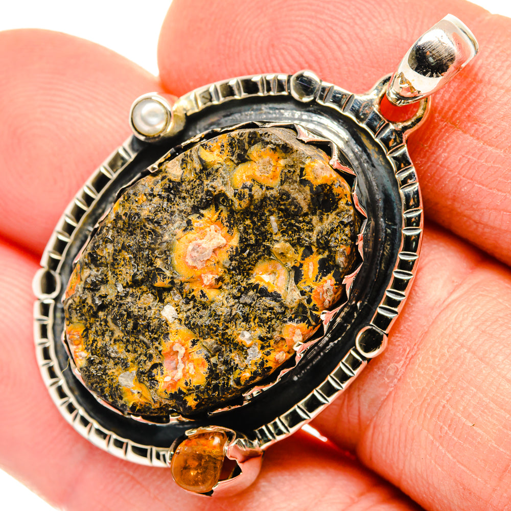 Poppy Jasper Pendants handcrafted by Anasilvercos - PD30178
