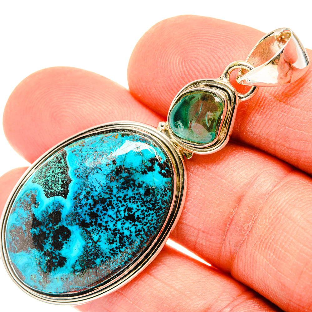 Shattuckite Pendants handcrafted by Anasilvercos - PD30182