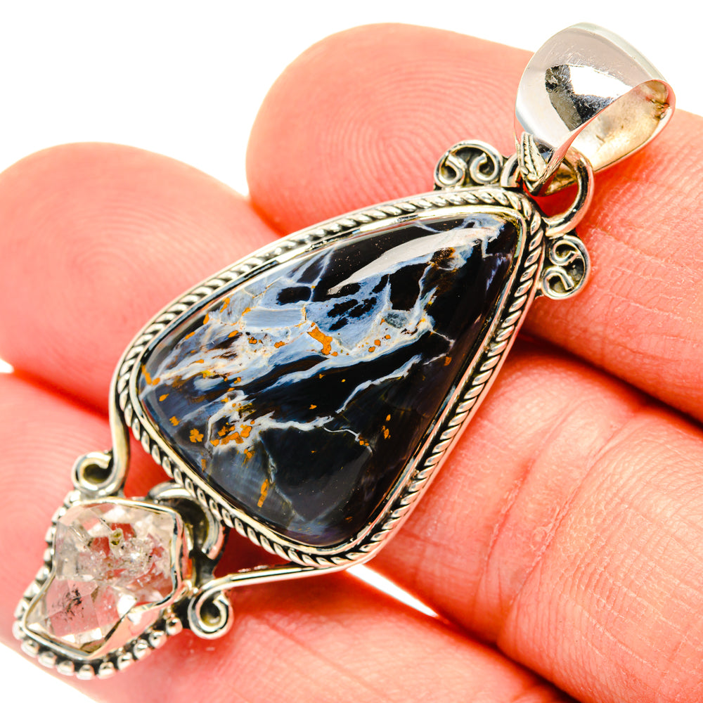 Pietersite Pendants handcrafted by Anasilvercos - PD30189