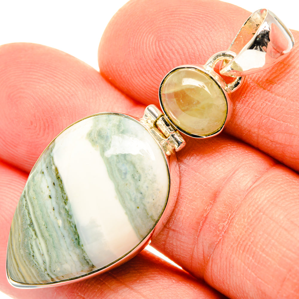 Ocean Jasper Pendants handcrafted by Anasilvercos - PD30191