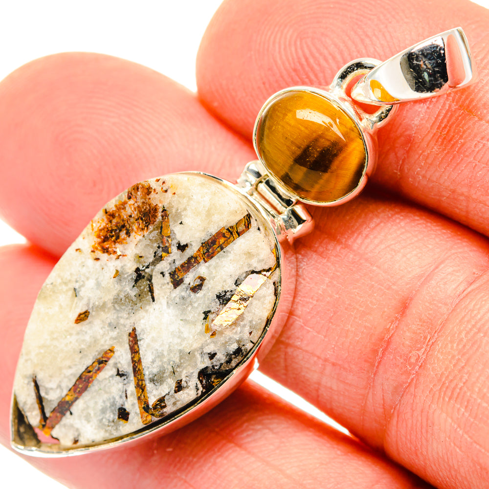 Astrophyllite Pendants handcrafted by Anasilvercos - PD30192