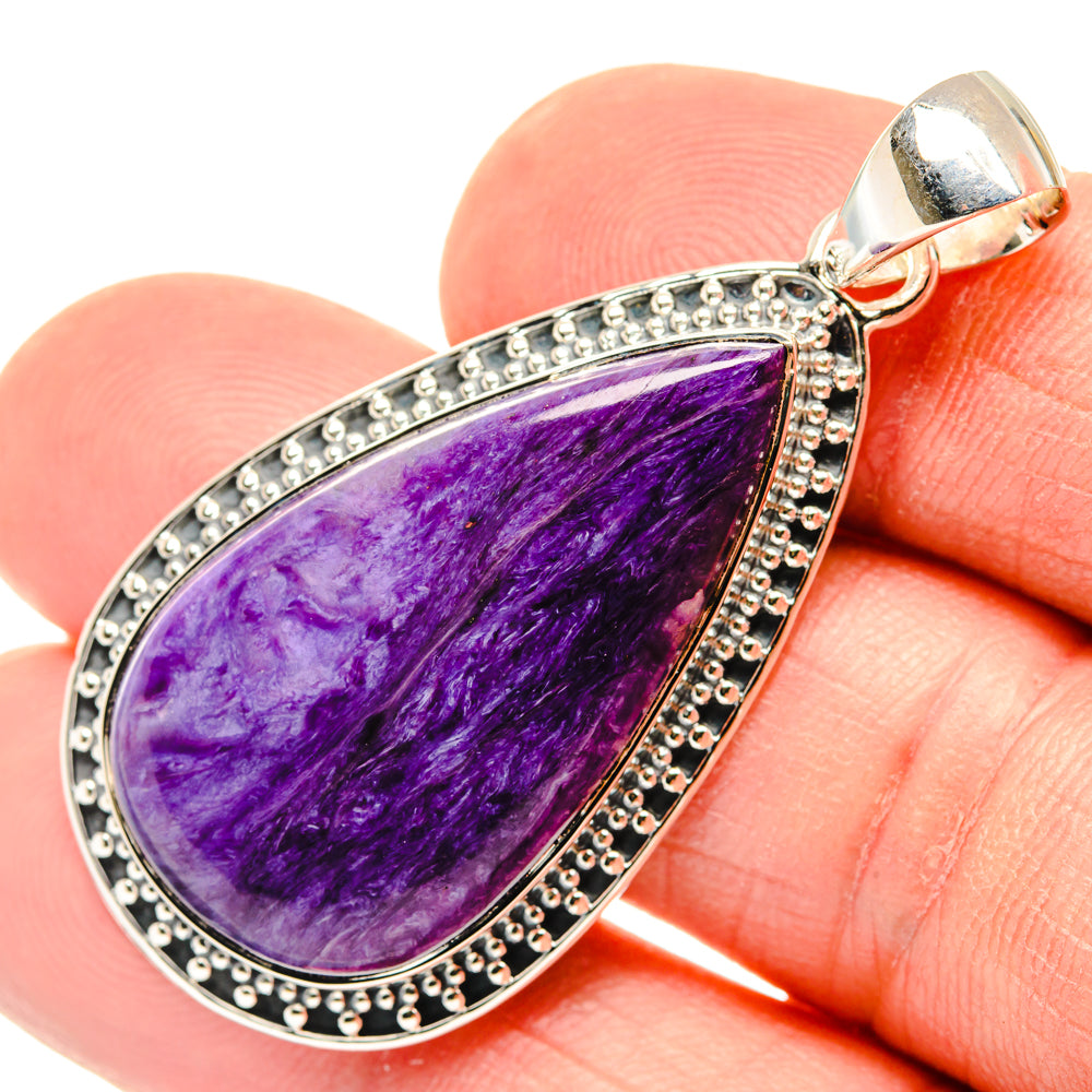 Charoite Pendants handcrafted by Anasilvercos - PD30205