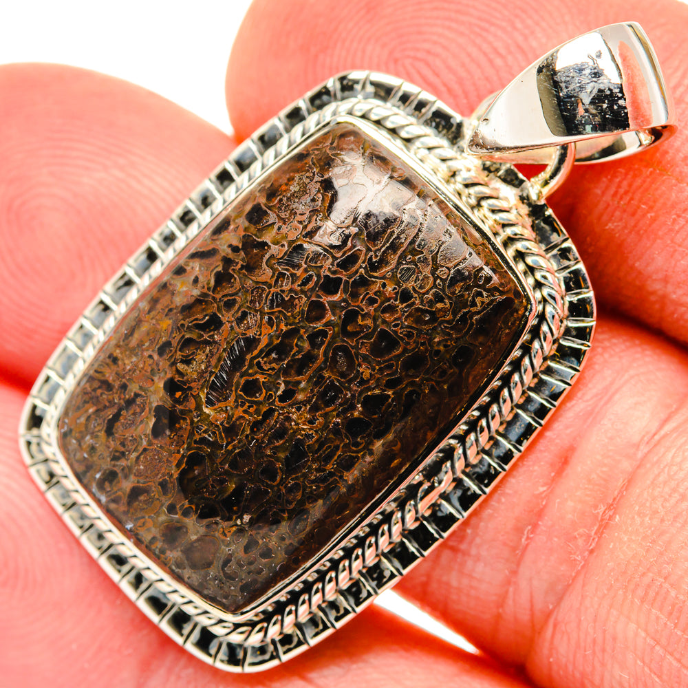 Dinosaur Bone Pendants handcrafted by Anasilvercos - PD30214