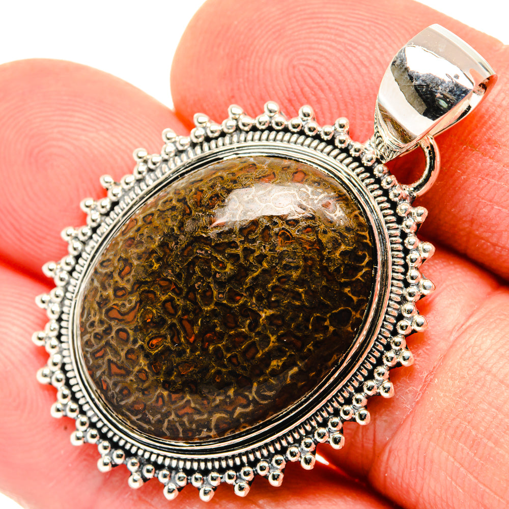 Dinosaur Bone Pendants handcrafted by Anasilvercos - PD30215