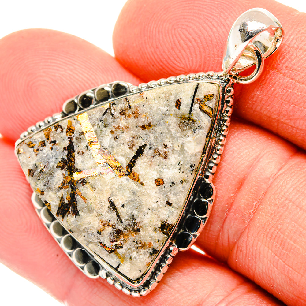 Astrophyllite Pendants handcrafted by Anasilvercos - PD30219