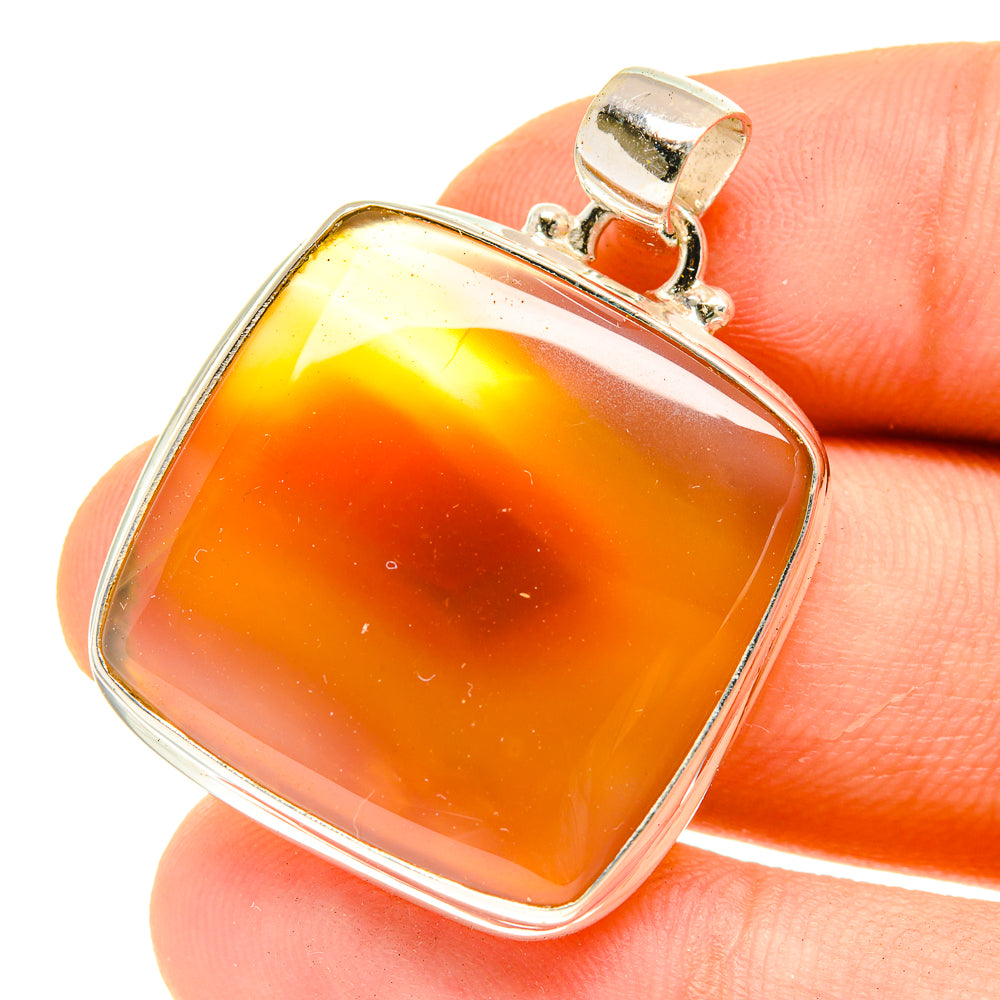 Botswana Agate Pendants handcrafted by Anasilvercos - PD3023