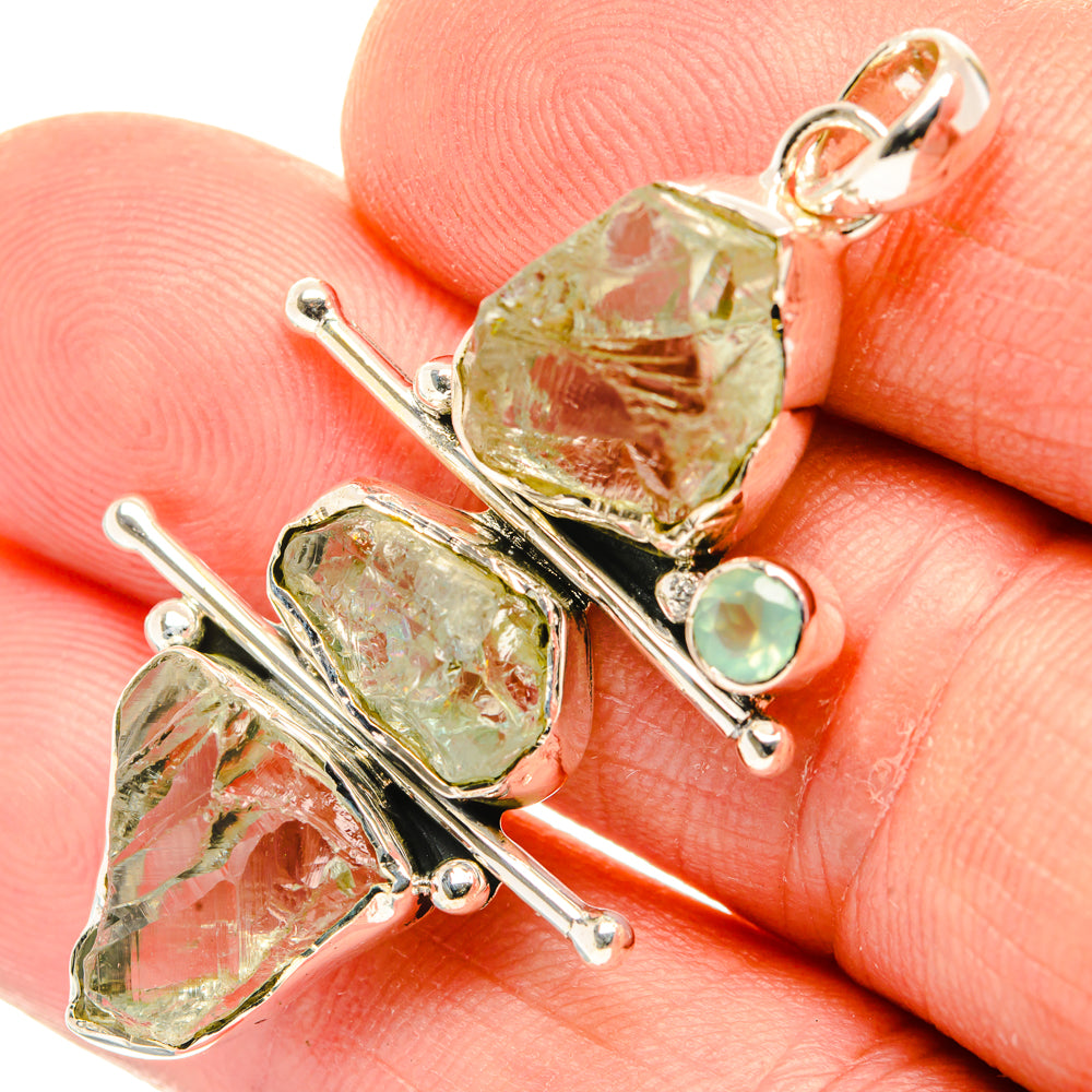 Aquamarine Pendants handcrafted by Anasilvercos - PD30248