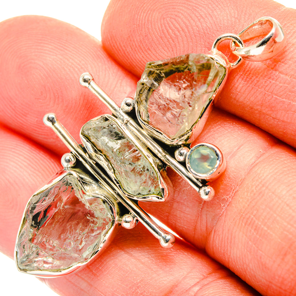 Aquamarine Pendants handcrafted by Anasilvercos - PD30259