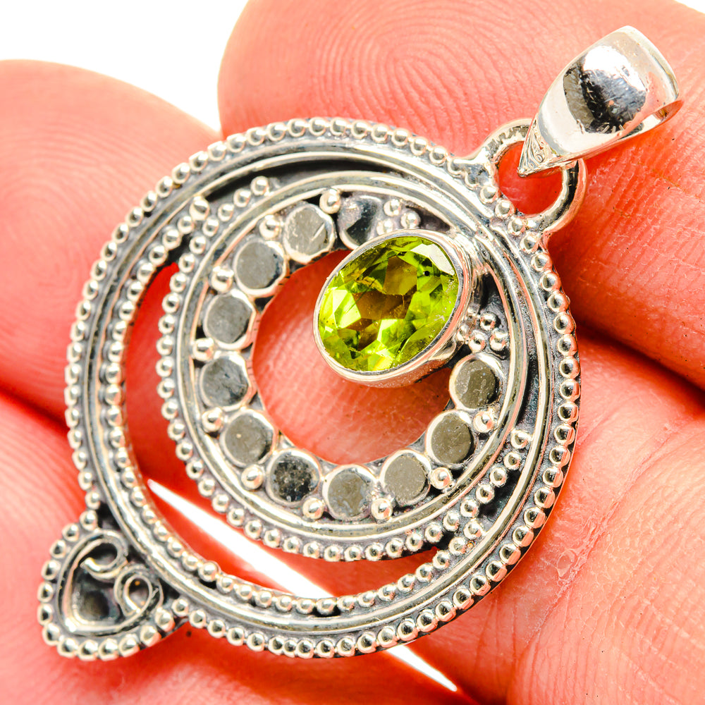 Peridot Pendants handcrafted by Anasilvercos - PD30290