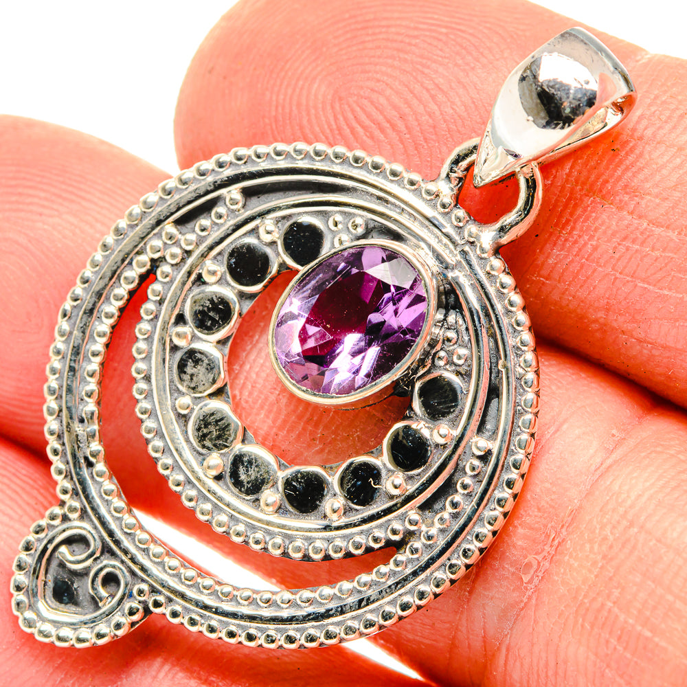 Amethyst Pendants handcrafted by Anasilvercos - PD30299