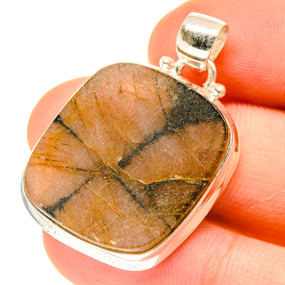 Chiastolite Pendants handcrafted by Anasilvercos - PD3030