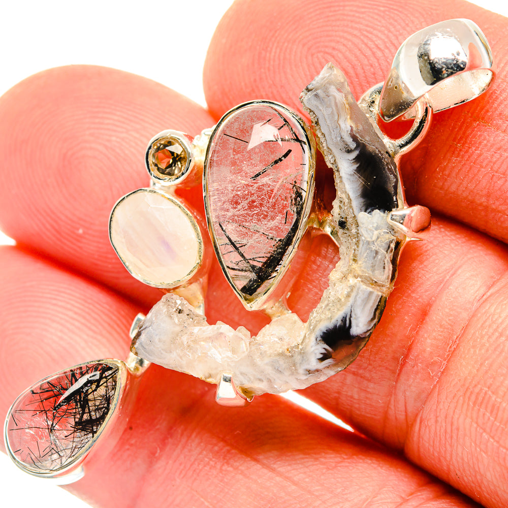 Geode Slice Pendants handcrafted by Anasilvercos - PD30318