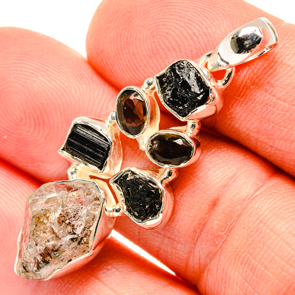 Herkimer Diamond Pendants handcrafted by Anasilvercos - PD30323