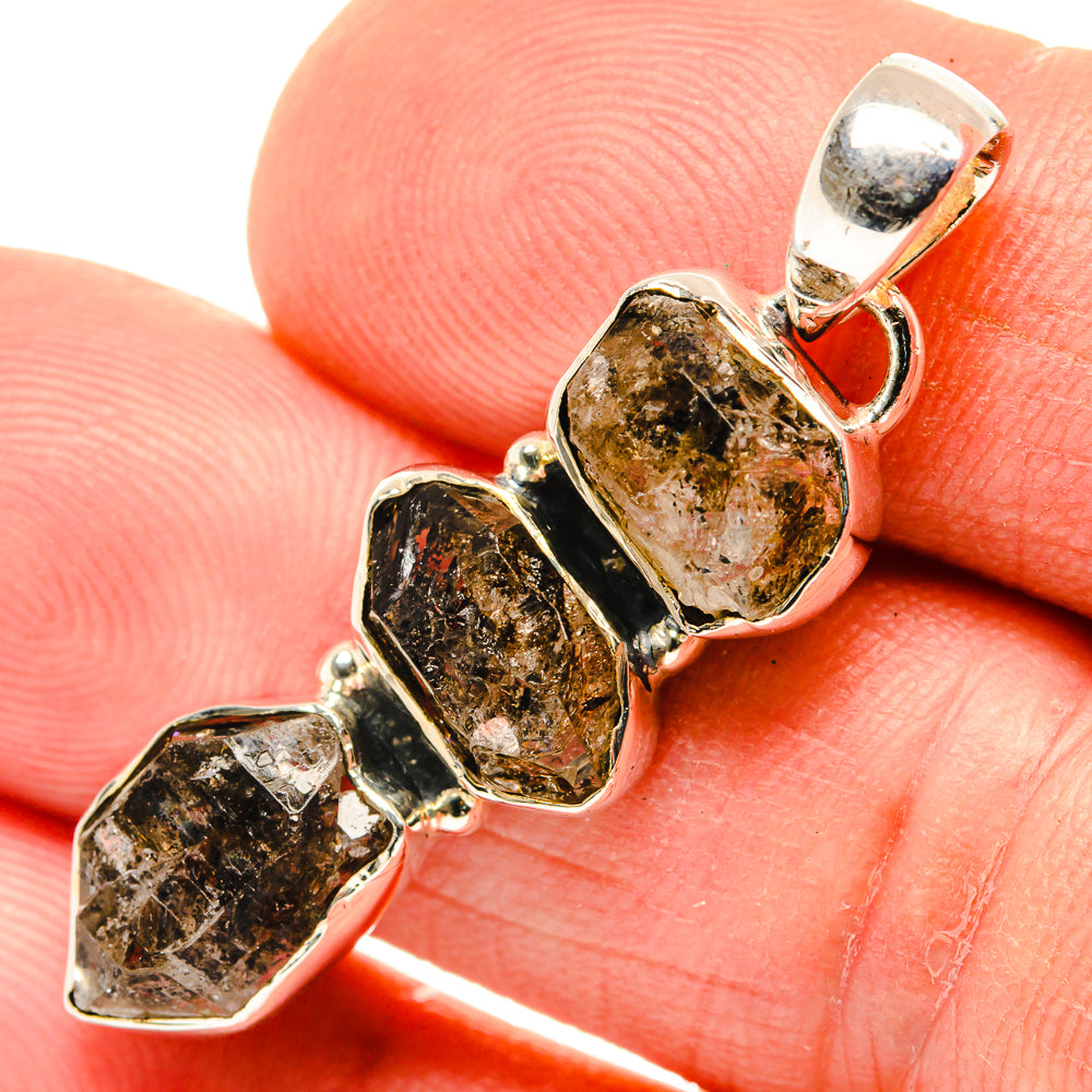 Herkimer Diamond Pendants handcrafted by Anasilvercos - PD30327