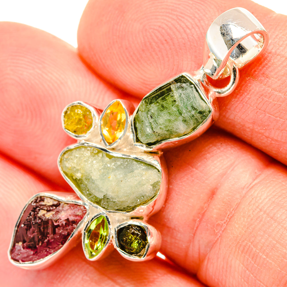 Tourmaline Pendants handcrafted by Anasilvercos - PD30330