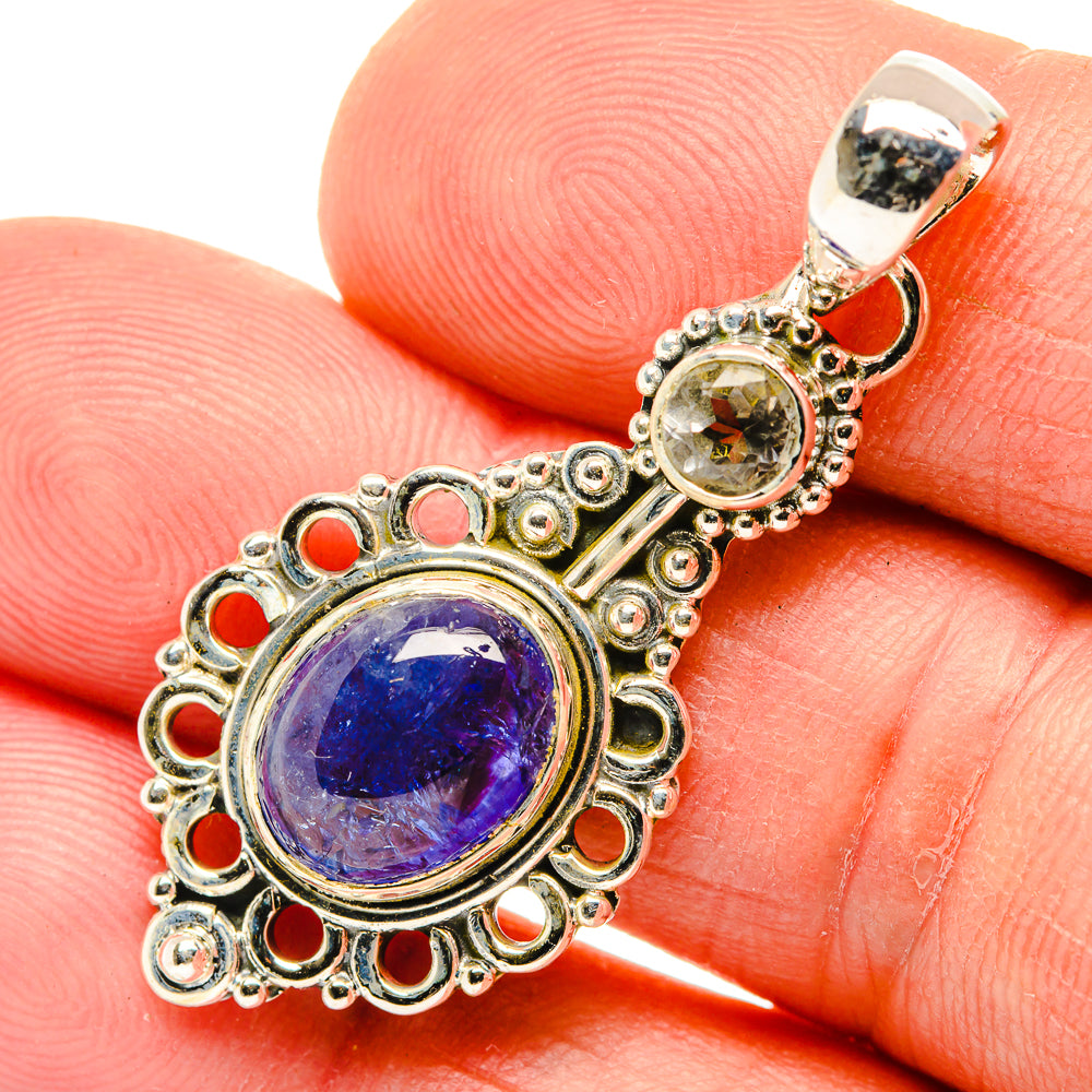 Tanzanite Pendants handcrafted by Anasilvercos - PD30335