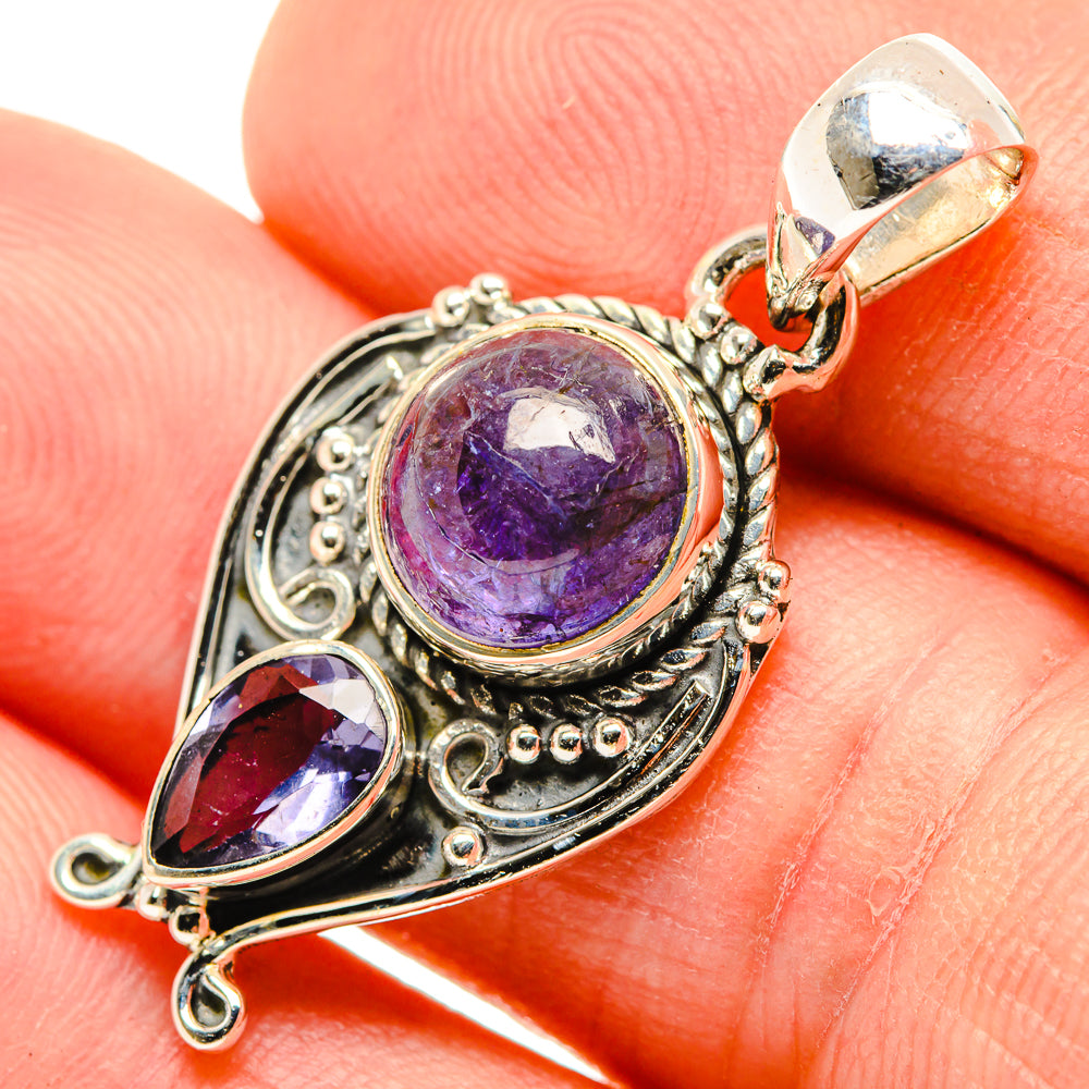 Tanzanite Pendants handcrafted by Anasilvercos - PD30354