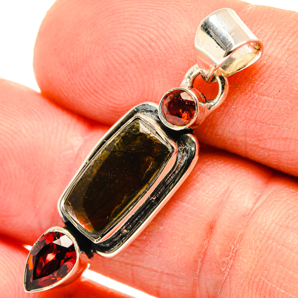 Ammolite Pendants handcrafted by Anasilvercos - PD30362