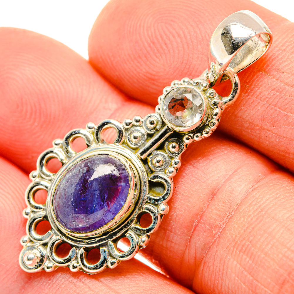 Tanzanite Pendants handcrafted by Anasilvercos - PD30363