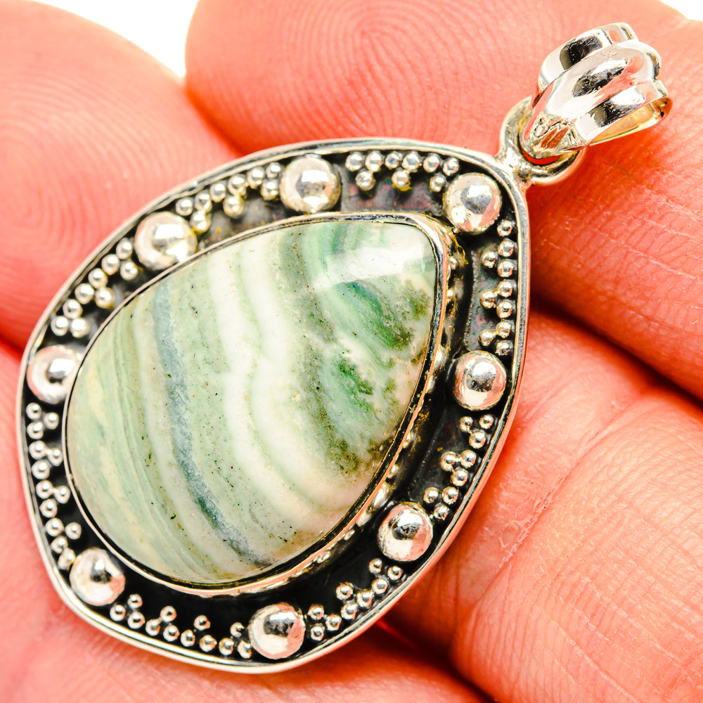 Ocean Jasper Pendants handcrafted by Anasilvercos - PD30407