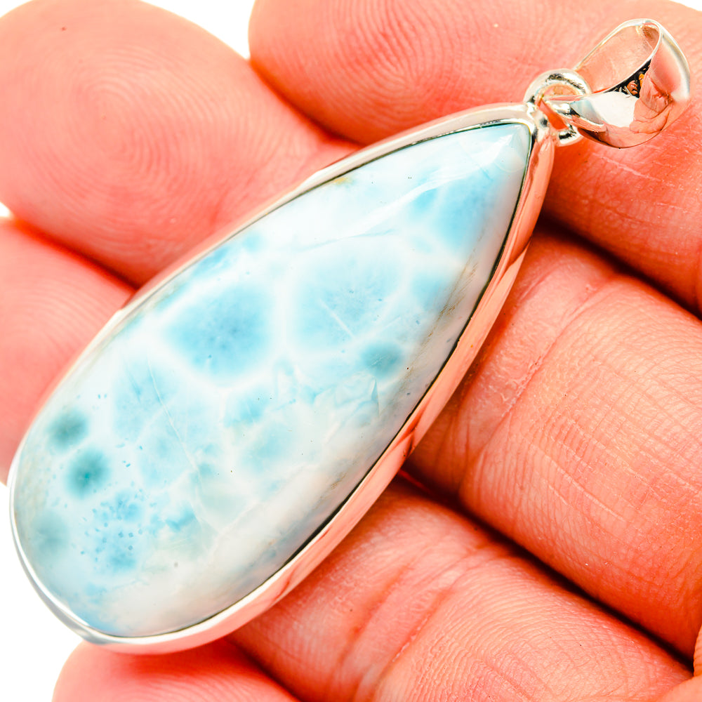Larimar Pendants handcrafted by Anasilvercos - PD30433