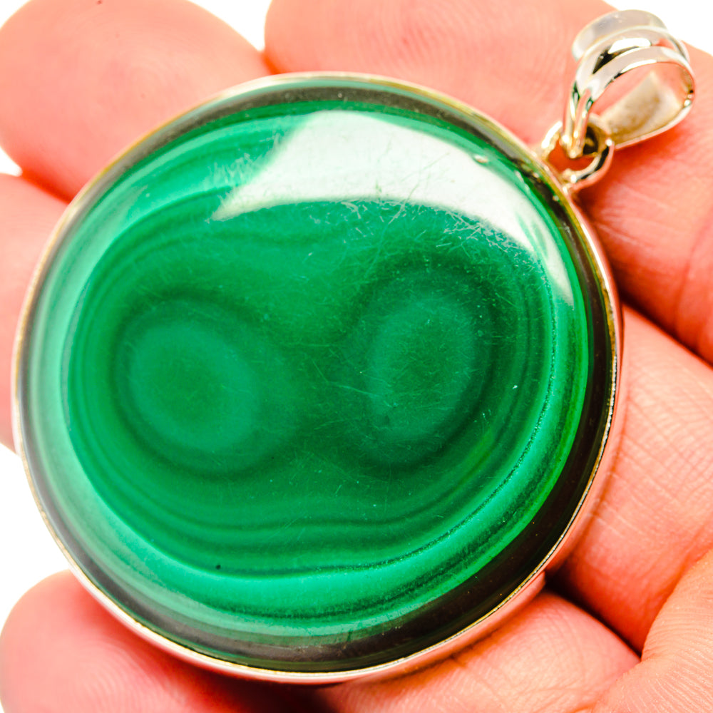 Malachite Pendants handcrafted by Anasilvercos - PD30440