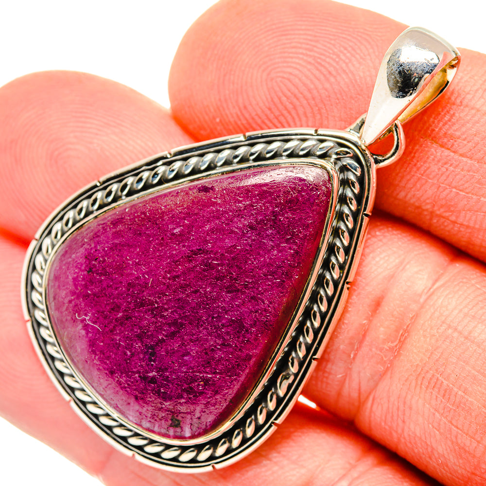 Thulite Pendants handcrafted by Anasilvercos - PD30449