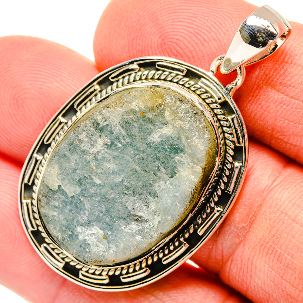 Aquamarine Pendants handcrafted by Anasilvercos - PD30452