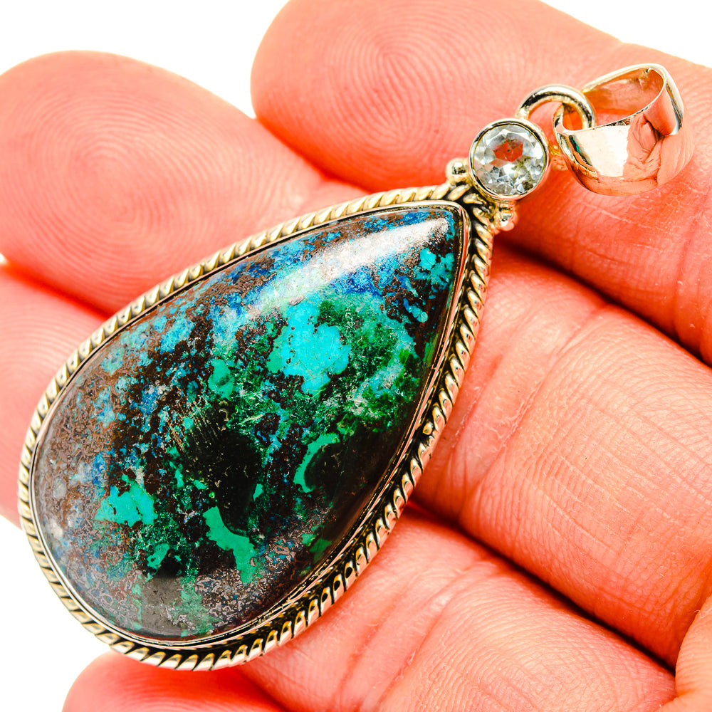 Shattuckite Pendants handcrafted by Anasilvercos - PD30495